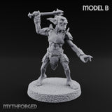 Raiding Rabble Goblin Raider B Miniature for Dungeons and Dragons, Pathfinder or other TTRPGs