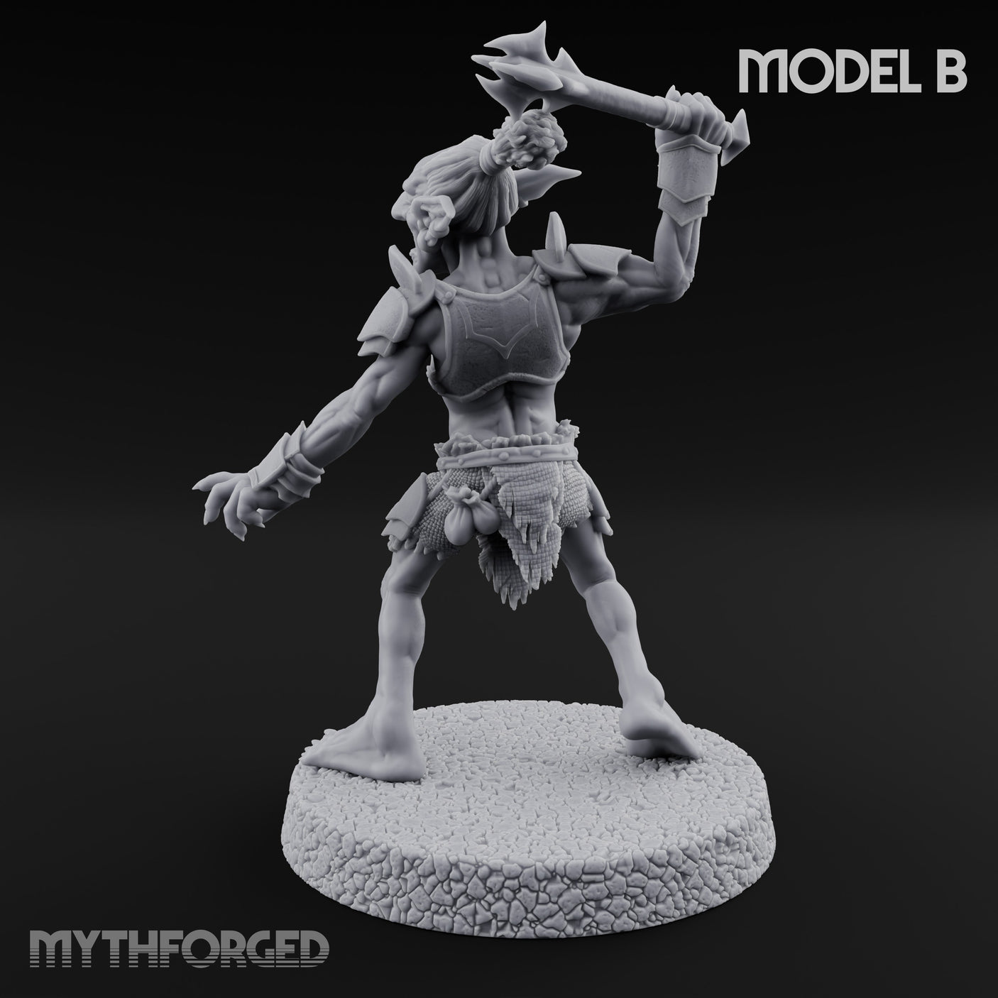 Raiding Rabble Goblin Raider B Miniature for Dungeons and Dragons, Pathfinder or other TTRPGs