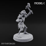 Raiding Rabble Goblin Raider C Miniature for Dungeons and Dragons, Pathfinder or other TTRPGs