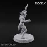 Raiding Rabble Goblin Raider C Miniature for Dungeons and Dragons, Pathfinder or other TTRPGs