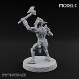 Raiding Rabble Goblin Raider C Miniature for Dungeons and Dragons, Pathfinder or other TTRPGs