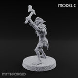 Raiding Rabble Goblin Raider C Miniature for Dungeons and Dragons, Pathfinder or other TTRPGs