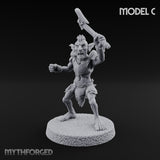 Raiding Rabble Goblin Raider C Miniature for Dungeons and Dragons, Pathfinder or other TTRPGs