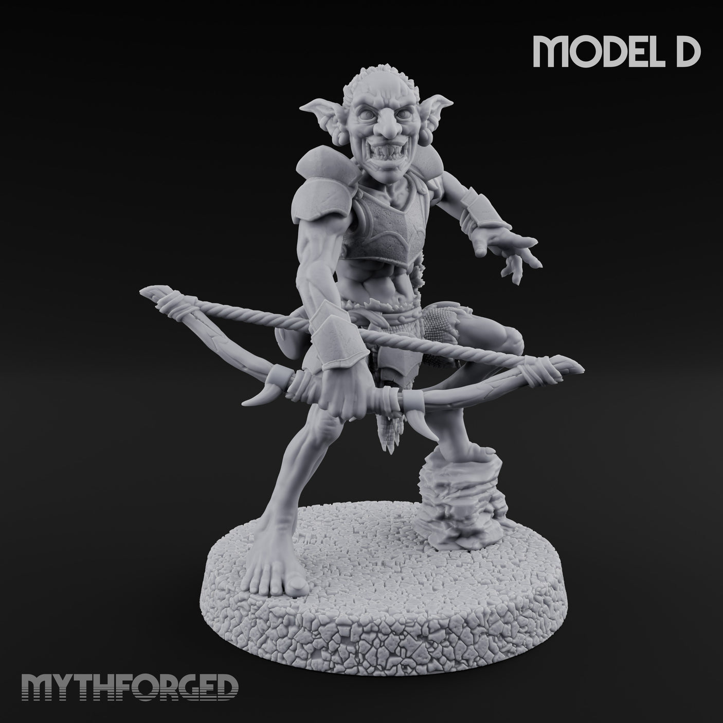 Raiding Rabble Goblin Raider D Miniature for Dungeons and Dragons, Pathfinder or other TTRPGs