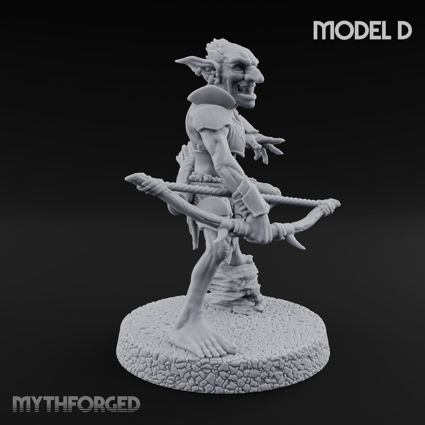 Raiding Rabble Goblin Raider D Miniature for Dungeons and Dragons, Pathfinder or other TTRPGs