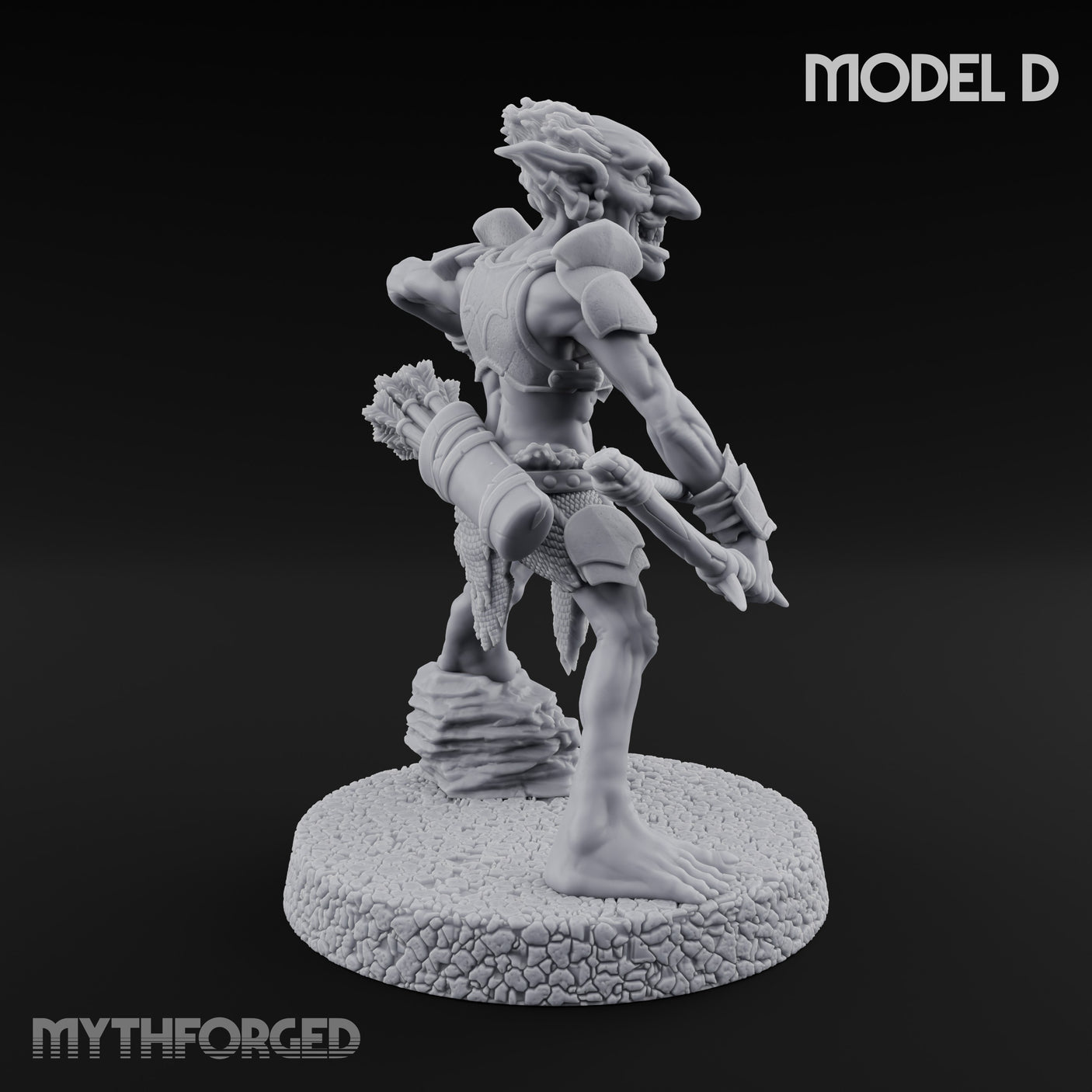 Raiding Rabble Goblin Raider D Miniature for Dungeons and Dragons, Pathfinder or other TTRPGs