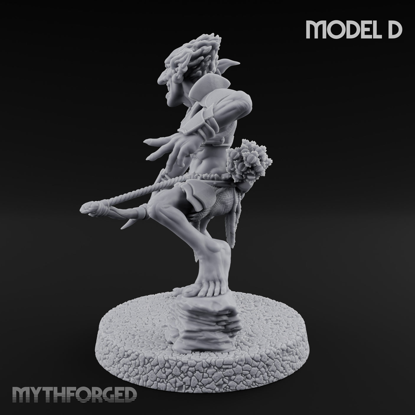 Raiding Rabble Goblin Raider D Miniature for Dungeons and Dragons, Pathfinder or other TTRPGs