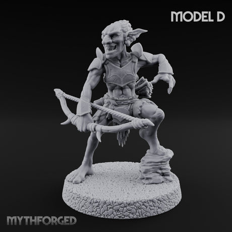 Raiding Rabble Goblin Raider D Miniature for Dungeons and Dragons, Pathfinder or other TTRPGs