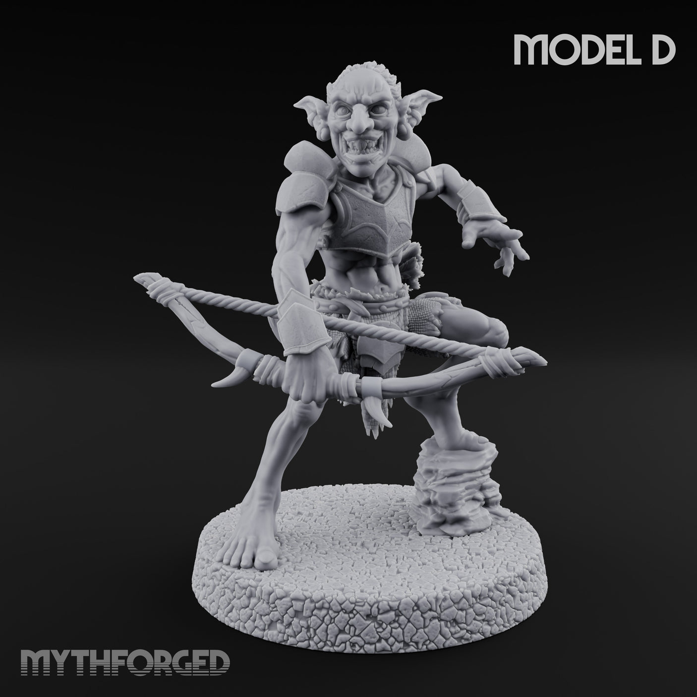 Raiding Rabble Goblin Raider D Miniature for Dungeons and Dragons, Pathfinder or other TTRPGs