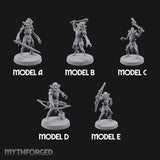 Raiding Rabble Goblin Raiders Miniature for Dungeons and Dragons, Pathfinder or other TTRPGs
