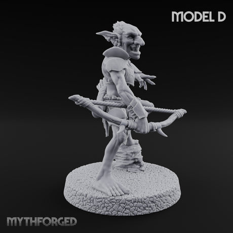 Raiding Rabble Goblin Raiders Miniature for Dungeons and Dragons, Pathfinder or other TTRPGs