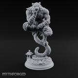 Levitating Meditation Rakshasa Monk Miniature for Dungeons and Dragons, Pathfinder or other TTRPGs