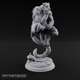 Levitating Meditation Rakshasa Monk Miniature for Dungeons and Dragons, Pathfinder or other TTRPGs