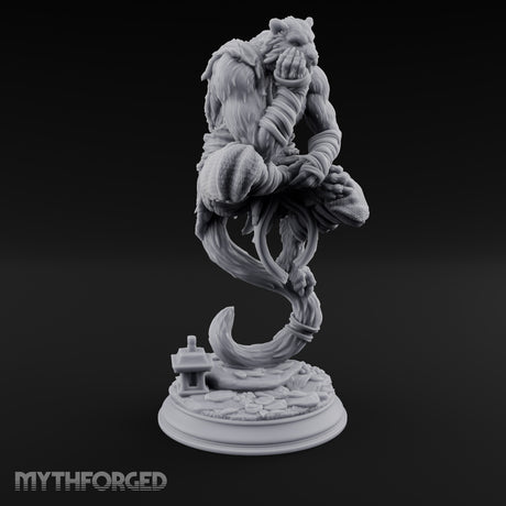 Levitating Meditation Rakshasa Monk Miniature for Dungeons and Dragons, Pathfinder or other TTRPGs