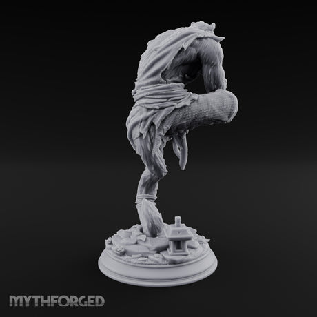 Levitating Meditation Rakshasa Monk Miniature for Dungeons and Dragons, Pathfinder or other TTRPGs