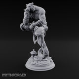Levitating Meditation Rakshasa Monk Miniature for Dungeons and Dragons, Pathfinder or other TTRPGs