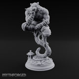 Levitating Meditation Rakshasa Monk Miniature for Dungeons and Dragons, Pathfinder or other TTRPGs