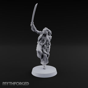 Leaps Barefoot, Blade First Leonin Sword Warrior