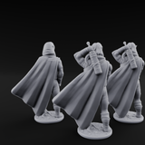 Shirtless And Sneering Elf Rangers Miniature for Dungeons and Dragons, Pathfinder or other TTRPGs