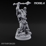 Triumphant Axed Orc Rangers Miniature for Dungeons and Dragons, Pathfinder or other TTRPGs