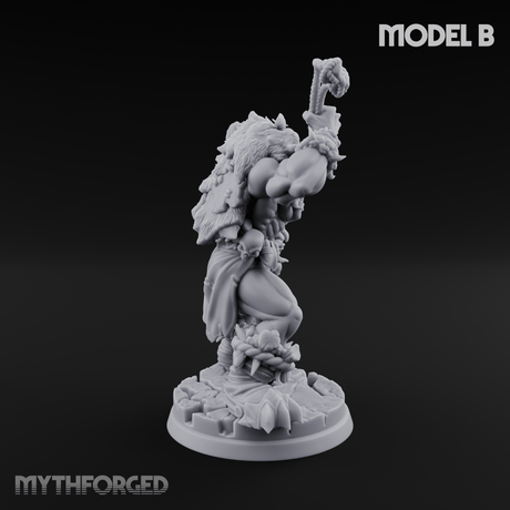 Triumphant Axed Orc Rangers B Miniature for Dungeons and Dragons, Pathfinder or other TTRPGs