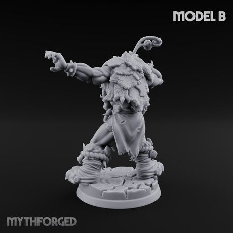 Triumphant Axed Orc Rangers B Miniature for Dungeons and Dragons, Pathfinder or other TTRPGs