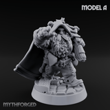 Grizzled Ranging Dwarf Rangers Miniature for Dungeons and Dragons, Pathfinder or other TTRPGs
