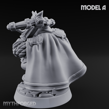 Grizzled Ranging Dwarf Rangers A Miniature for Dungeons and Dragons, Pathfinder or other TTRPGs