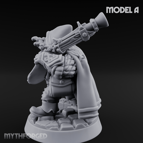 Grizzled Ranging Dwarf Rangers A Miniature for Dungeons and Dragons, Pathfinder or other TTRPGs