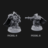 Grizzled Ranging Dwarf Rangers Miniature for Dungeons and Dragons, Pathfinder or other TTRPGs