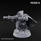 Grizzled Ranging Dwarf Rangers Miniature for Dungeons and Dragons, Pathfinder or other TTRPGs