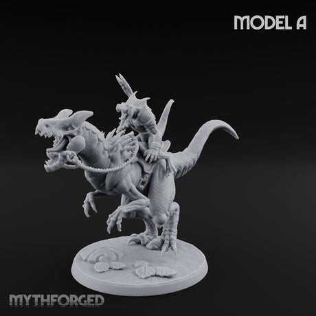 Raptor Reining Lizardfolk Rider A gallery 2