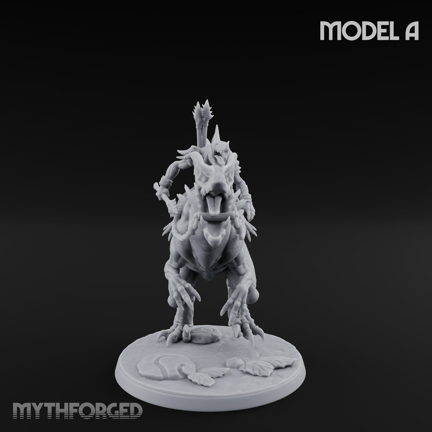 Raptor Reining Lizardfolk Rider A gallery 3