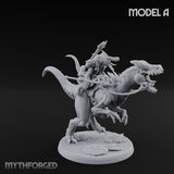 Raptor Reining Lizardfolk Rider A gallery 4
