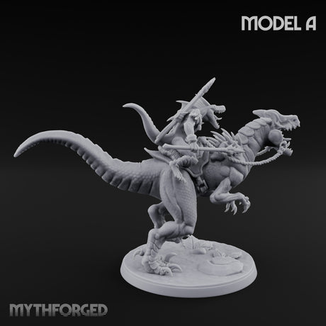 Raptor Reining Lizardfolk Rider A gallery 5
