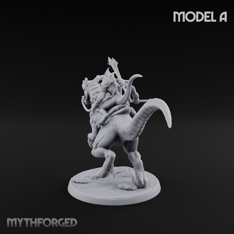 Raptor Reining Lizardfolk Rider A gallery 7
