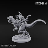 Raptor Reining Lizardfolk Rider A gallery 8