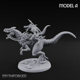 Raptor Reining Lizardfolk Rider A gallery 9
