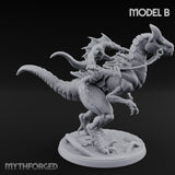 Raptor Reining Lizardfolk Rider B gallery 4