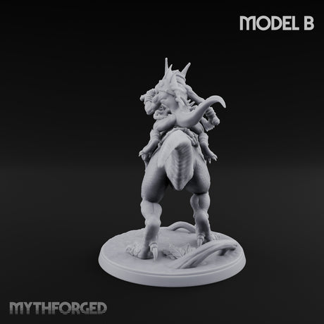 Raptor Reining Lizardfolk Rider B gallery 6