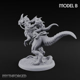 Raptor Reining Lizardfolk Rider B gallery 7