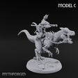 Raptor Reining Lizardfolk Rider C