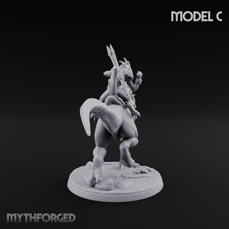 Raptor Reining Lizardfolk Rider C gallery 4