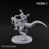 Raptor Reining Lizardfolk Rider C gallery 5