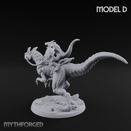Raptor Reining Lizardfolk Rider D gallery 5