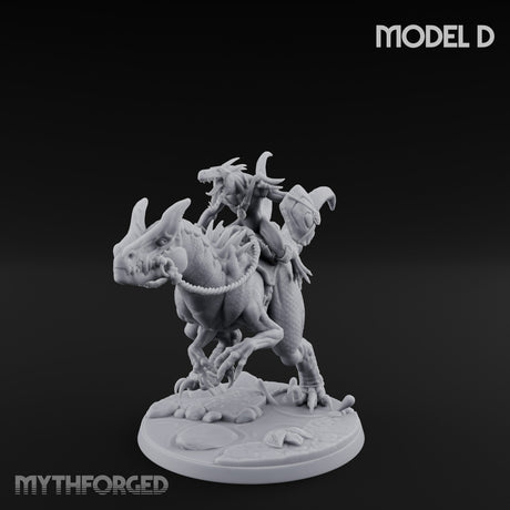 Raptor Reining Lizardfolk Rider D gallery 7