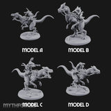 Raptor Reining Lizardfolk Riders — Full Set