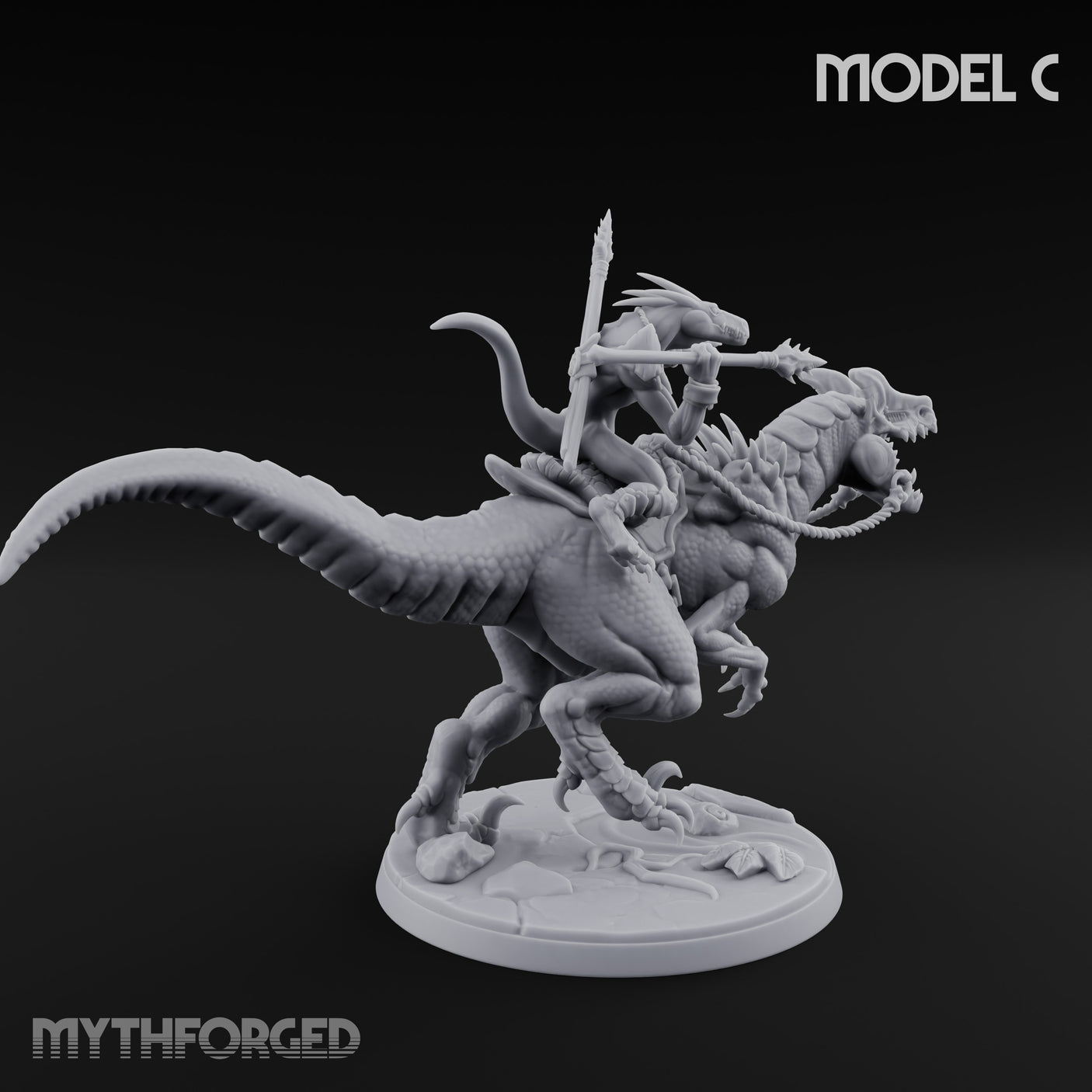 Raptor Reining Lizardfolk Riders — C gallery 2