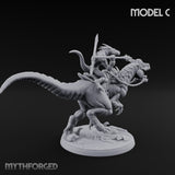 Raptor Reining Lizardfolk Riders — C gallery 2