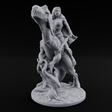 Saddle Steady Human Raptor Rider Miniature for Dungeons and Dragons, Pathfinder or other TTRPGs